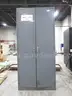 2 Door Gray Storage Cabinet (G)