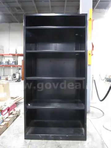 Black Shelving Unit (E)