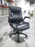 Black Office Chair on Wheels (C)