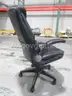 Black Office Chair on Wheels (C)