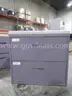 2 Purple Lateral File Cabinets (C)