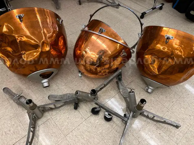 Asset #254: Timpani Pieces (Set of Three, Copper)