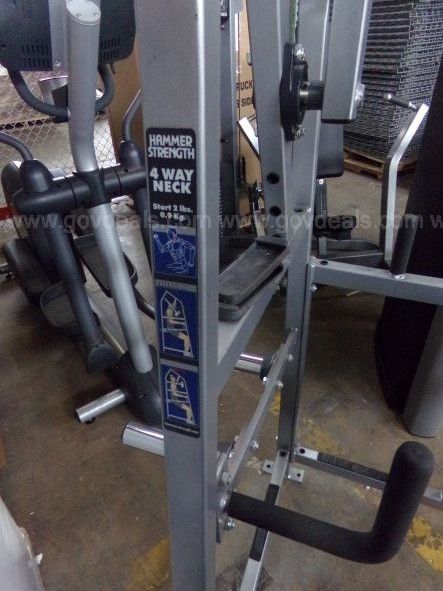 Hammer strength neck discount machine