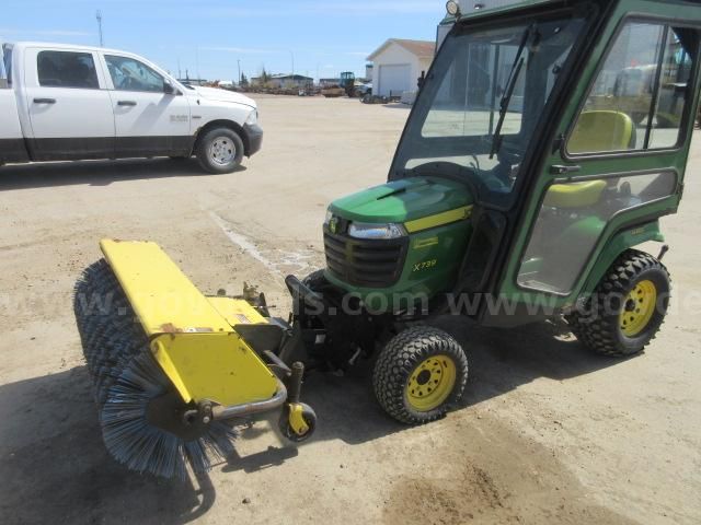 John Deere Mower - 4X4 Wheel Steer - Model X739 - Includes 3 ...