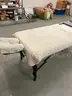 30&#x22; Montour Message Table with privacy screen