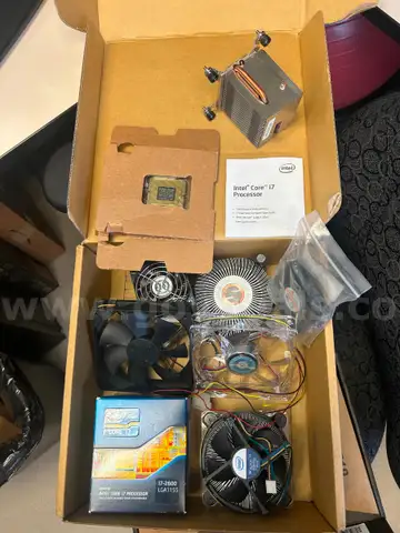 CPU case fans and processors