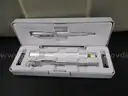 Jobmate rotary tool, tire pressure gauge with flashlight and pen, hacksaw