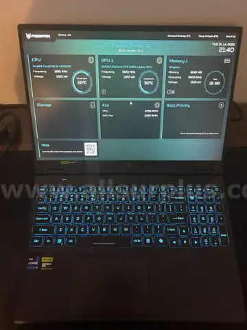 Gaming Laptop | i9-14900HX | RTX 4060 | 16GB DDR5 | Acer Predator