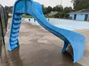 Fiberglass pool slide