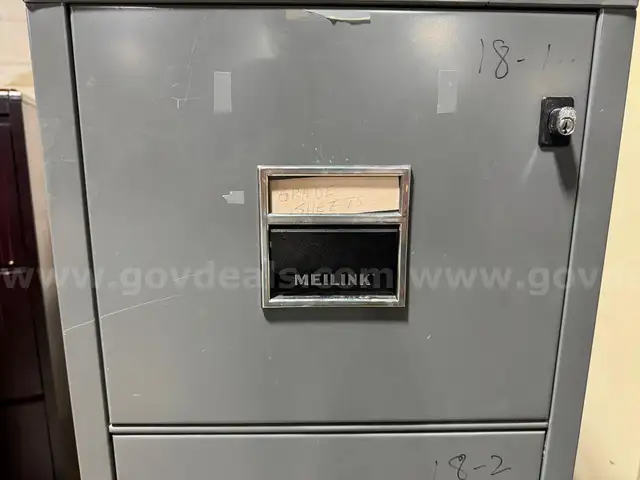 Meilink 4-Drawer Fire Resistant Filing Cabinet