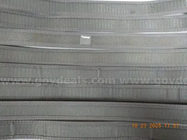 Lot of 8 Nylon Velcro-Style Trouser Belts - Assorted Sizes