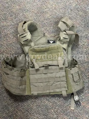Olive Green Plate Carrier/Tactical Vest