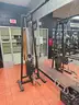 cable machine with attachments