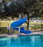 SR Smith Vortex Pool Slide, Full Tube with Staircase, Blue