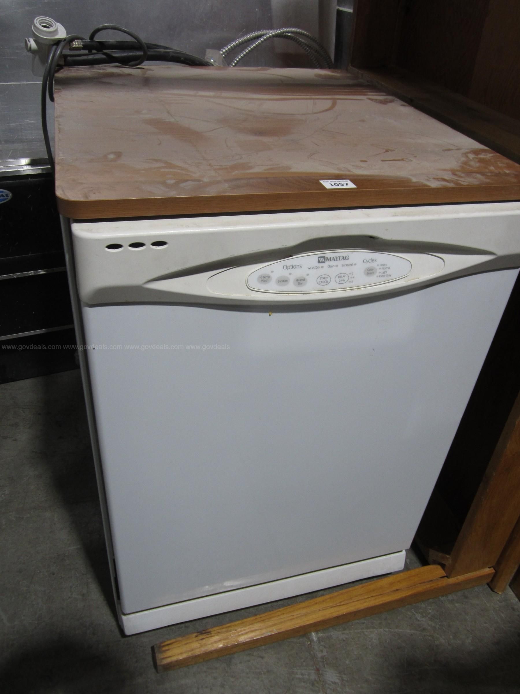 Maytag portable hot sale dishwasher