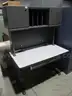 DESK WITH HUTCH  LOT 1026