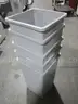 (5) PLASTIC GARBAGE CANS  LOT 1047