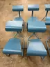 Set of Eight Knoll Kneeling Chairs with Desks