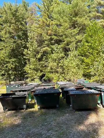 22 2-cubic yard dumpsters