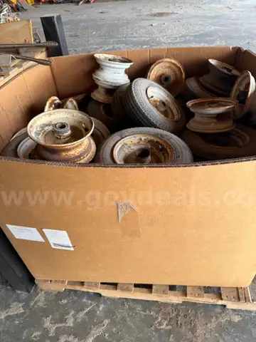 Plow wheels and tires