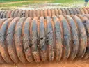 Two 20&#x27; Long 36&#x22; diameter drainage pipes