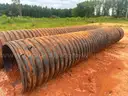 Two 20&#x27; Long 36&#x22; diameter drainage pipes