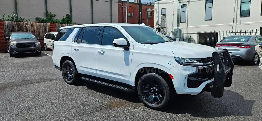 2021 Chevrolet Police Tahoe PPV SUV with equipment
