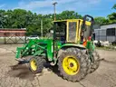 2001 John Deere 4600 Tractor/460 Loader, Bucket and Pallet Forks