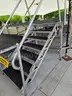 Secoa Aluminum-Frame Elevated Stage with Wood Decking