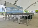 Secoa Aluminum-Frame Elevated Stage with Wood Decking
