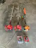 2 Shindaiwa Weed Eaters, 1 Stihl HL 100,  2 Backpack Sprayers