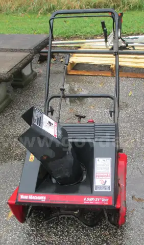 Yard Machine Snow Blower