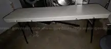 2- Plastic Tables