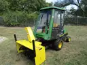 John Deere Diesel Tractor F935 with Mower Deck and Snow Blower  Attachments