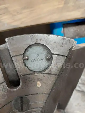 Two 12&#x22; 4 Jaw Lathe Chucks