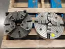 Two 12&#x22; 4 Jaw Lathe Chucks