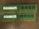 Lot of 16 4GB Micron RAM, 1Rx8 PC3 12800U