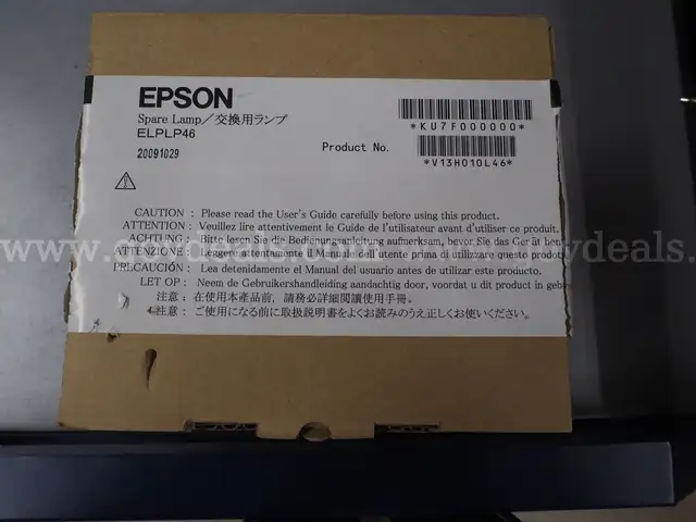 OEM Epson Replacement Projector Bulb, ELPLP46