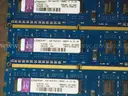 Lot of 11 Kingston RAM 2GB 1Rx8 PC3 10600U