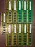 Assorted lot of 11 Samsung 2GB 2R x 8 PC3 10600u