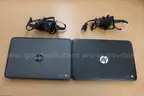 Lot of 2 HP 11.6" G4 chromebooks with 4GB RAM, OEM AC Adapter