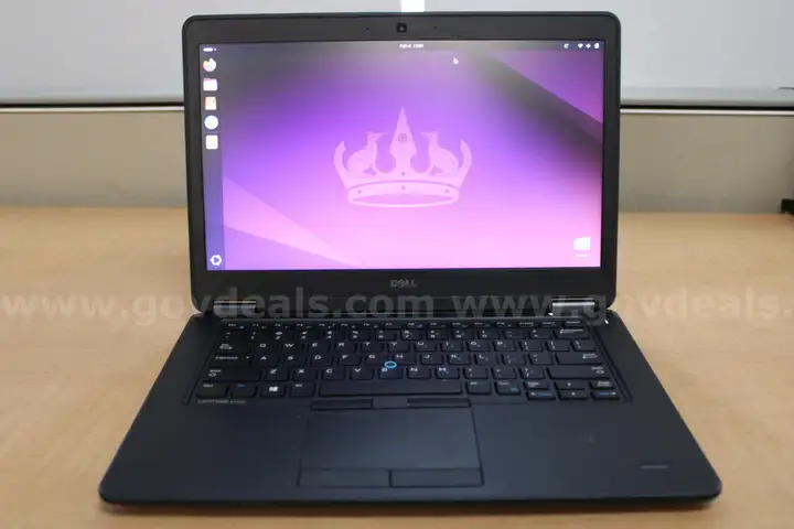 Working Dell Latitude E7450 14" Laptop with i5 2.3 GHz processor, 8GB RAM, 256GB SSD, OEM AC Adapter, Webcam, WiFi, BT