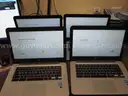 Four Working HP 14" G4 Chromebooks, all Black, 4GB RAM,16GB HDD
