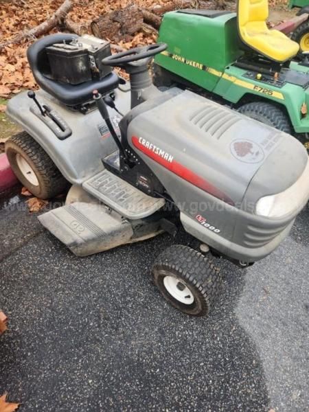 Craftsman LT1000 Riding Lawn Mower AllSurplus