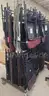 Folding Chair Rack w/ Chairs