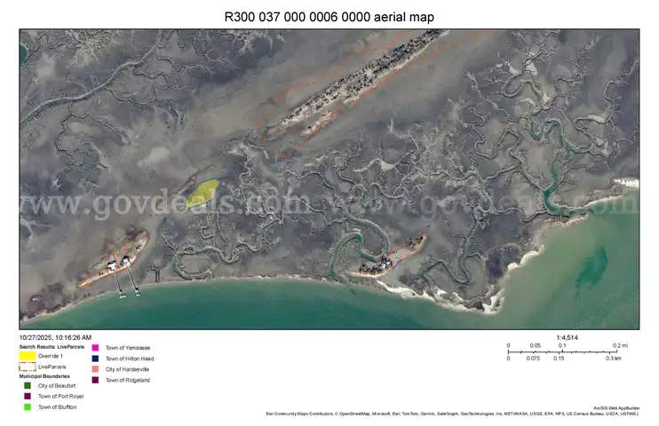 Undeveloped 0.28 acre island parcel along Harbor River, Saint Helena Island, SC