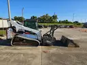 2013 Bobcat T-870 Skid Steer Tier 4 with 2016 Bobcat FRC60 Forrestry Mulcher