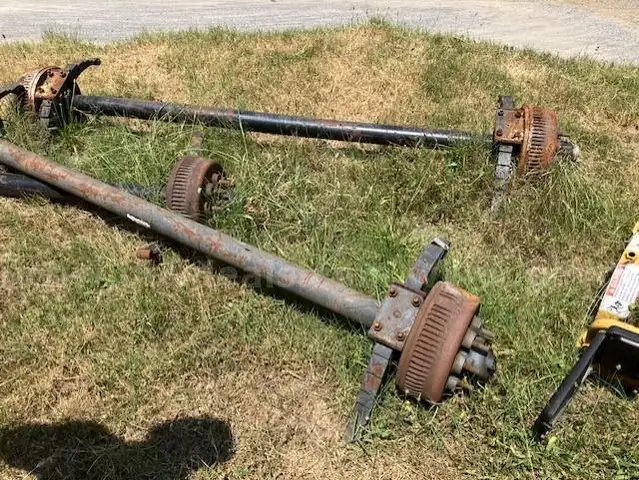 SCRAP MOWER PARTS AND TRUCK AXLES