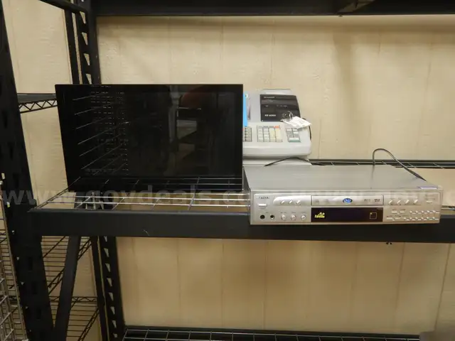 LOT OF ELECTRONIC ITEMS****  SHARP CASH REGISTER***RI TECH KARAOKE MACHINE** IIYAMA MONITOR