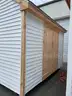 Portable Storage Shed on Skids 8&#x27;Lx9&#x27;6&#x22;Wx11&#x27;6&#x22;T